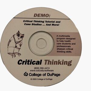 Demo Critical Thinking Tutorial Healthcare Case Studies CD Multimedia Program